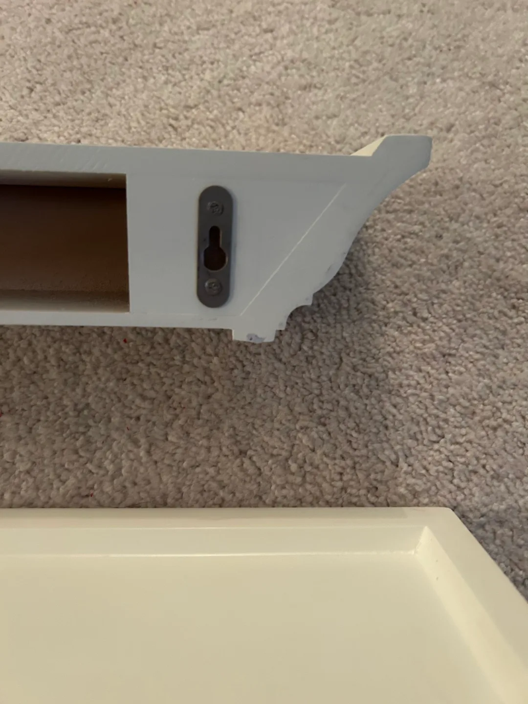 Pair of White Floating Shelves image indicator(4)