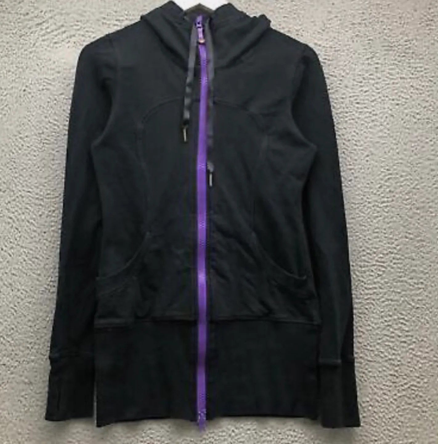 Lululemon Scuba Hoodie Full Zip Extra Long Size 6 image indicator(3)