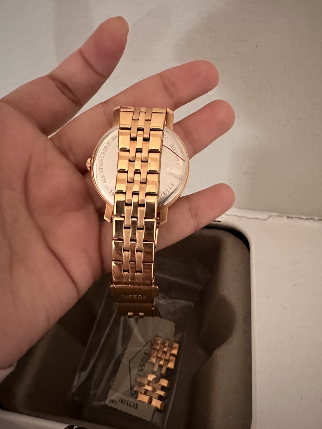 Fossil Women's Rose Gold Tone Watch - photo 2