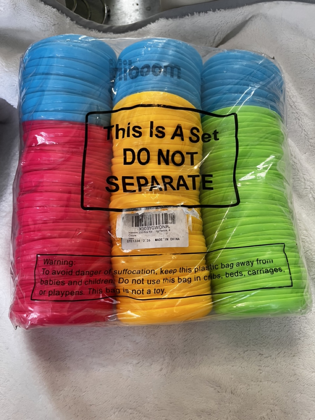 Set of 200 Mini Flying Discs - Assorted Colours - photo 2