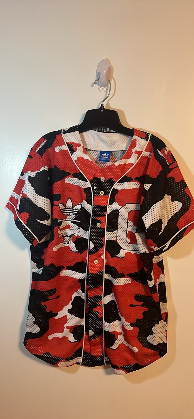 Adidas Chicago Bulls Camo Jersey M The price is firm! - photo 3