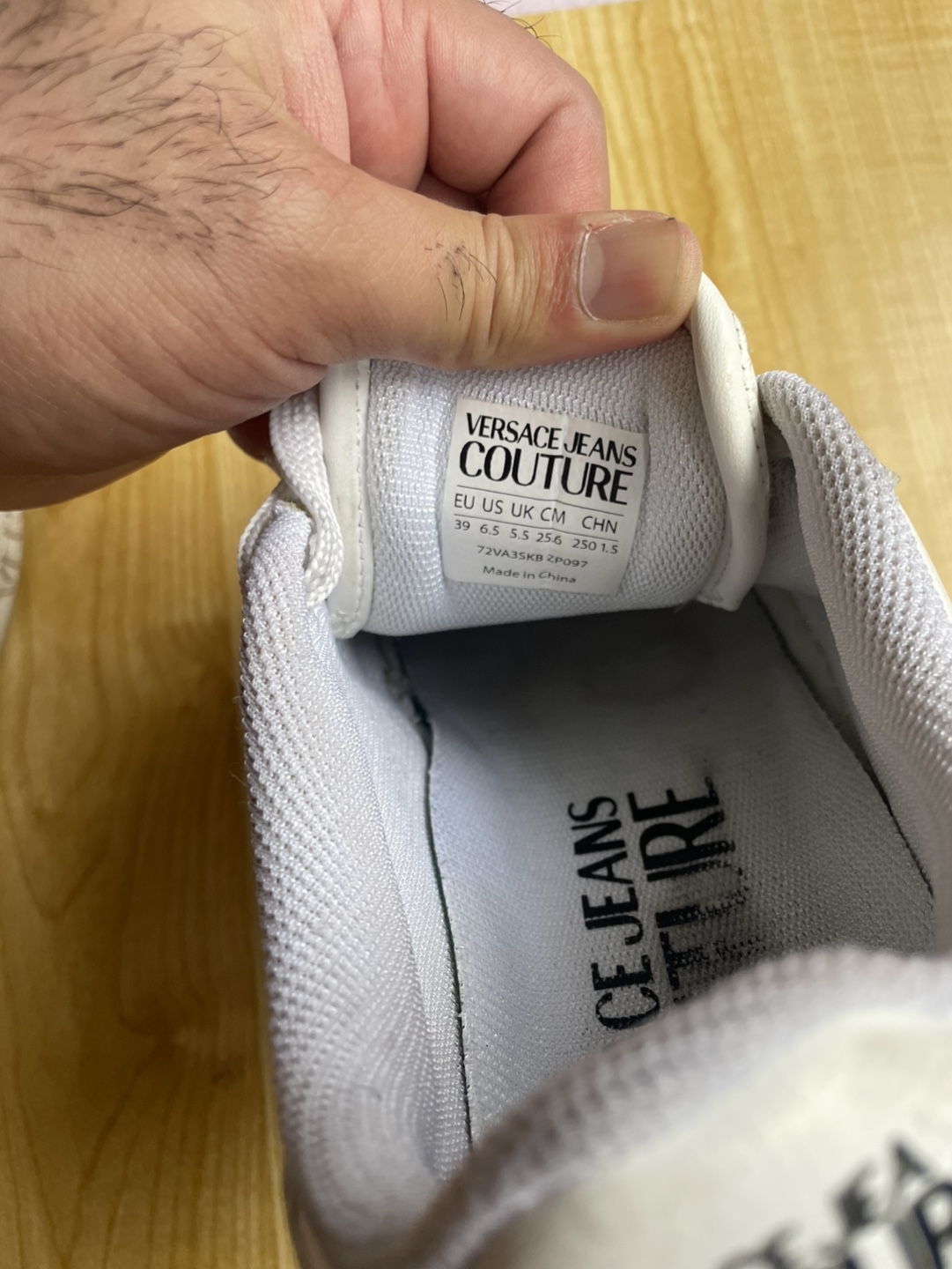 Versace Jeans Couture White Leather Sneakers - Women's EU 39