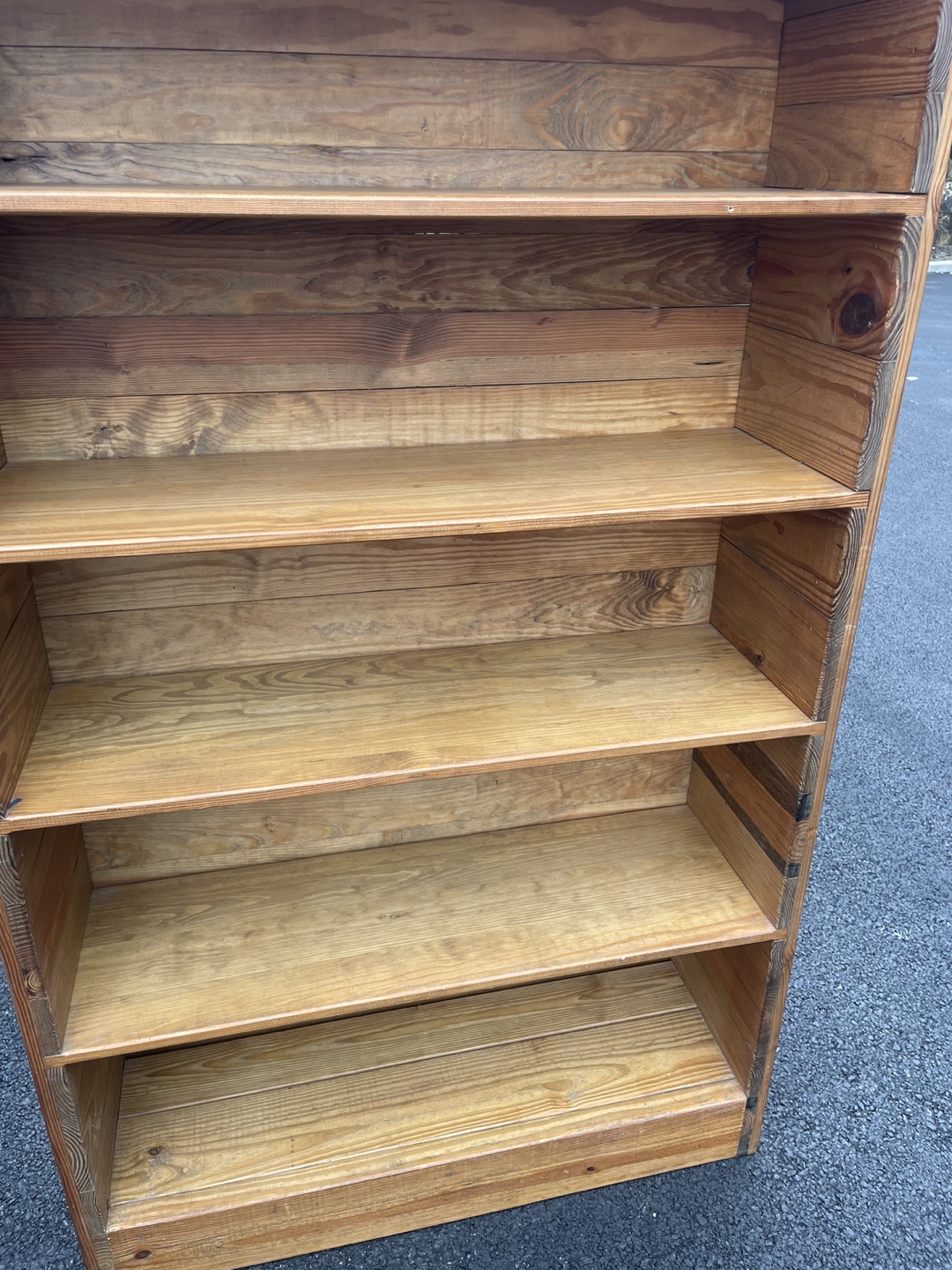 Rustic Wooden Bookcase - photo 2