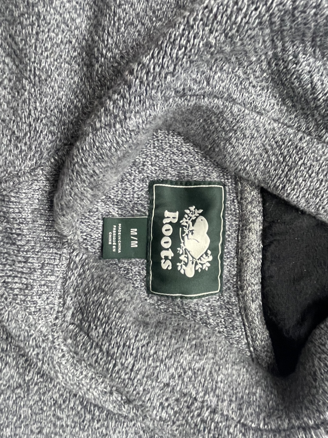 Roots Grey Hoodie - Size M - photo 3