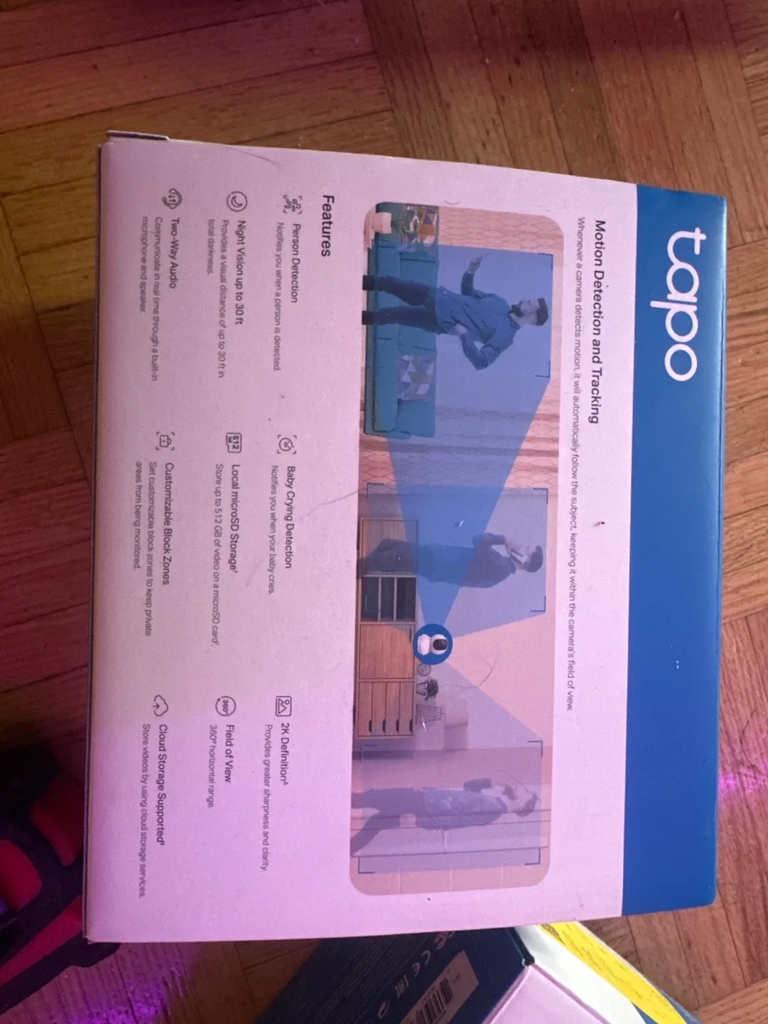 Two Tapo Pan/Tilt Home Security WiFi Cameras - 2K Resolution image indicator(2)