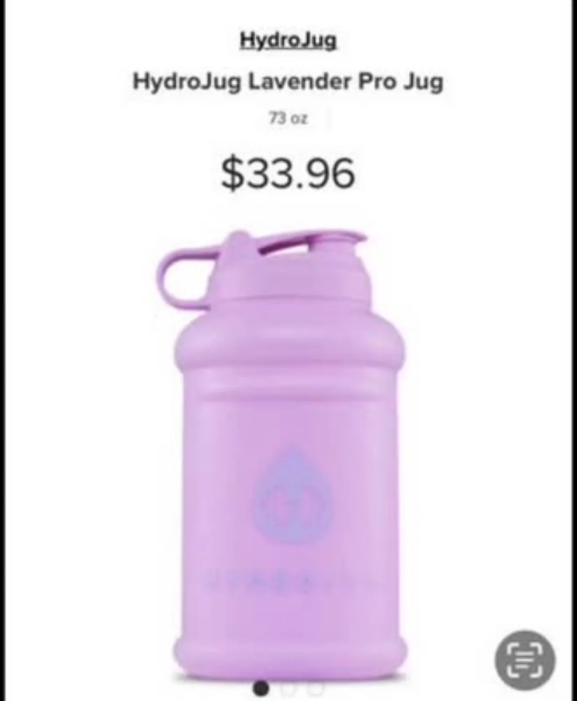 Brand new HydroJug 73 oz Pro Jug - Only 2 left image indicator(2)