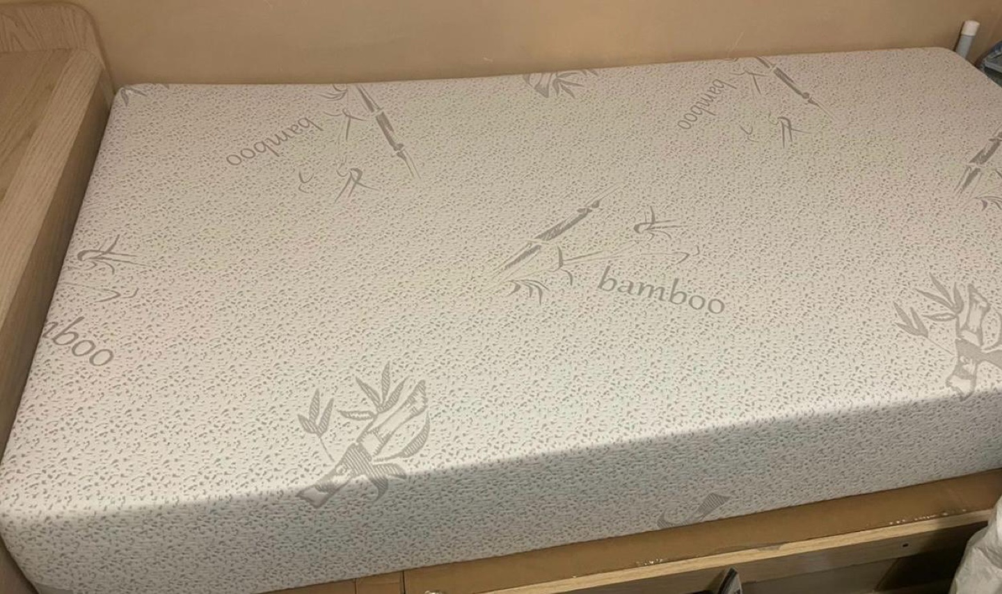 Bamboo Mattress Topper Twin Size
