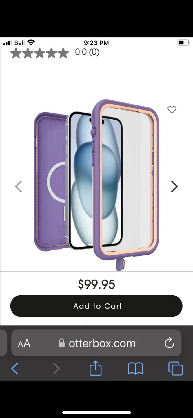 🍇OtterBox Waterproof iPhone 15 Pro Case - Purple image indicator(3)