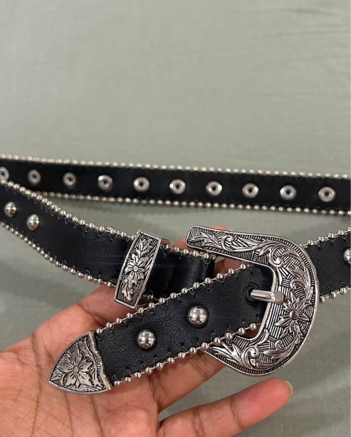 Gothic black belt