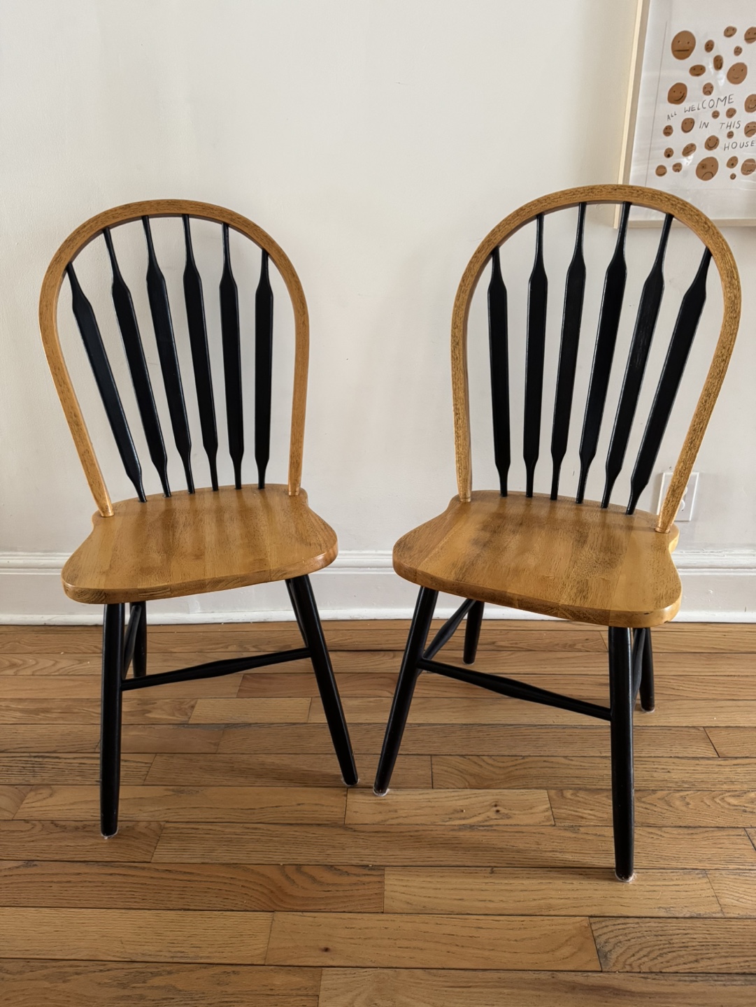 Pair of vintage Fluke chairs