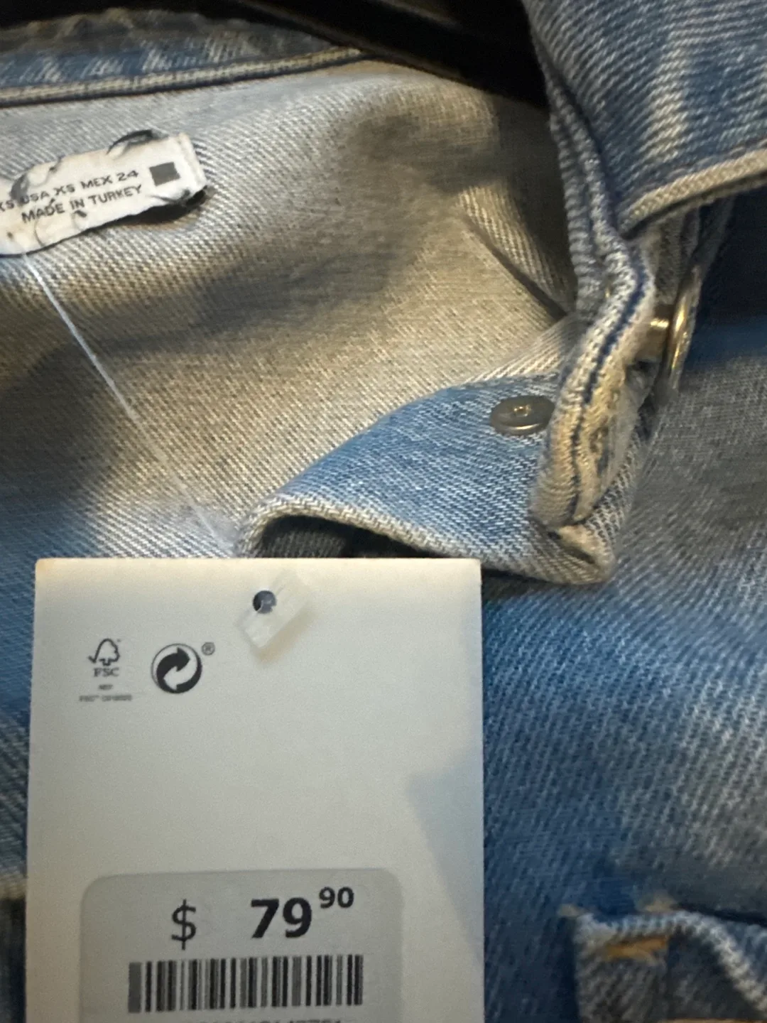 Zara Denim Jacket - Designed to be Recycled image indicator(3)
