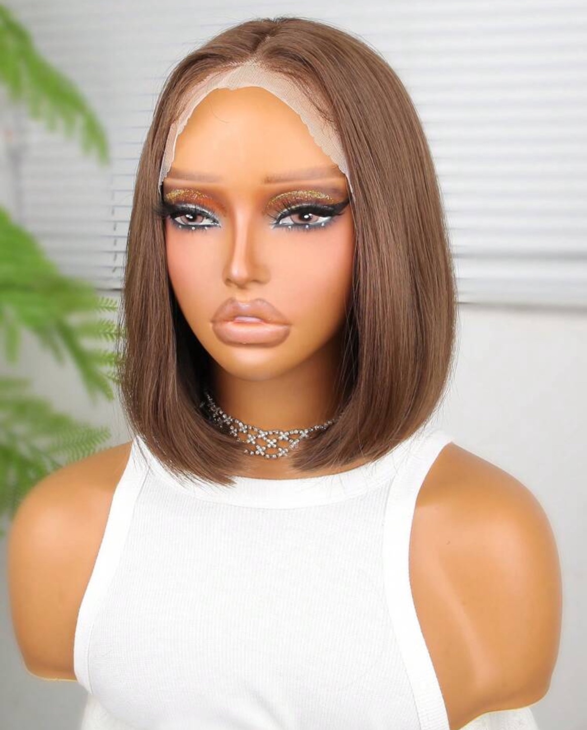 NEW! Brown Bob Wig -  Lace Front Wig