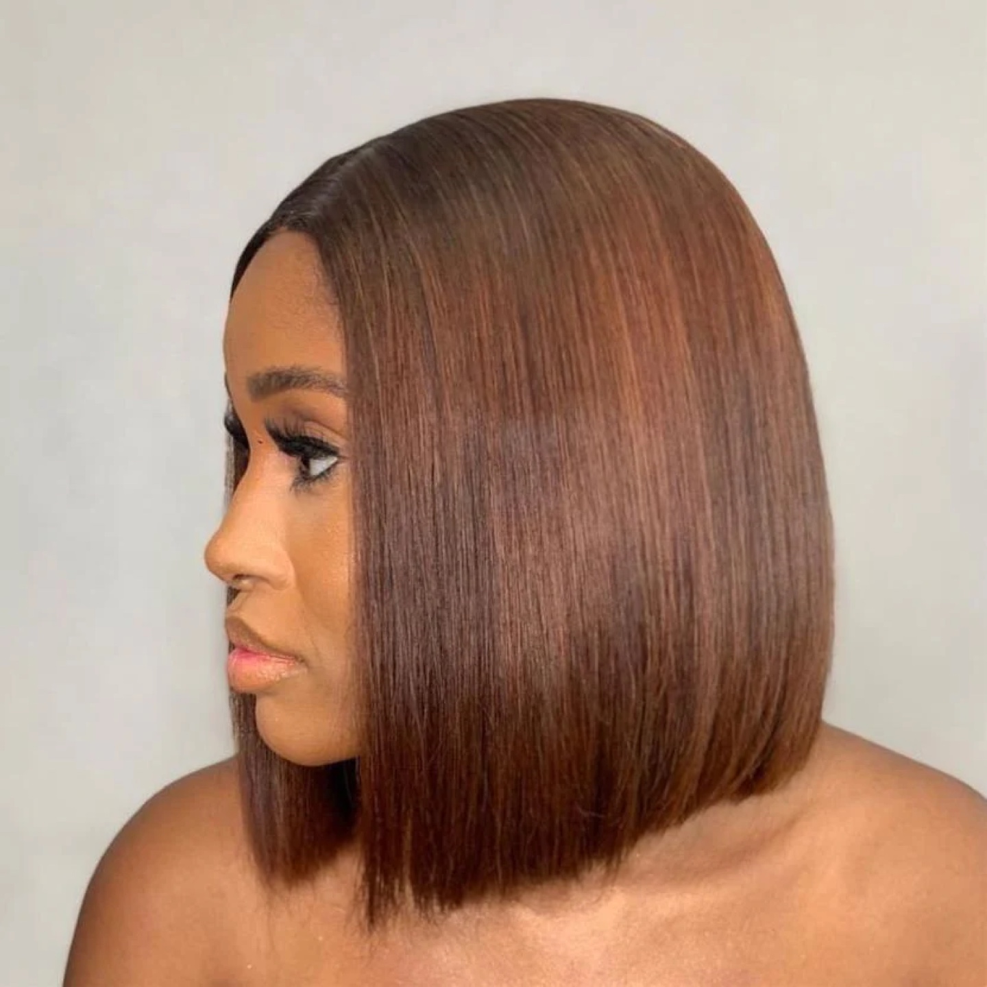 NEW! Brown Bob Wig -  Lace Front Wig - photo 4