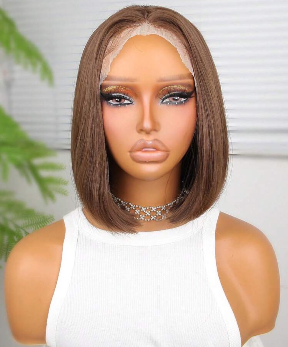 NEW! Brown Bob Wig -  Lace Front Wig - photo 3