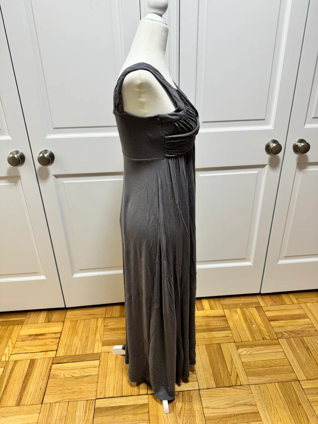 New York & Company Gray Maxi Dress | Size XS image indicator(3)