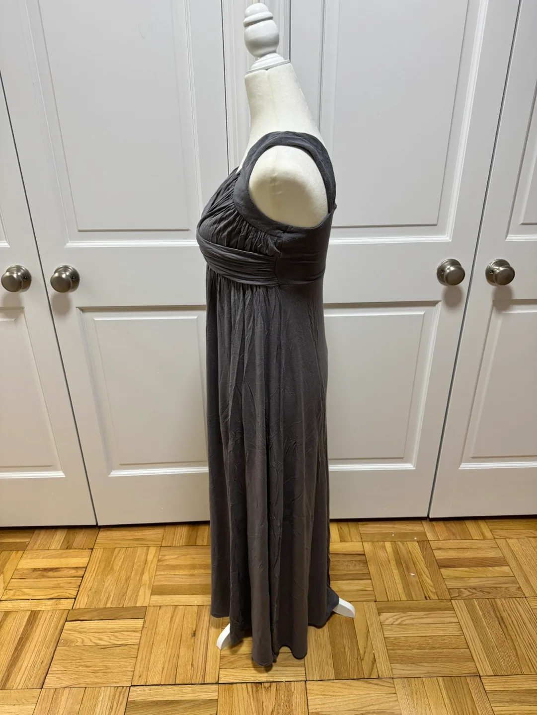 New York & Company Gray Maxi Dress | Size XS image indicator(4)