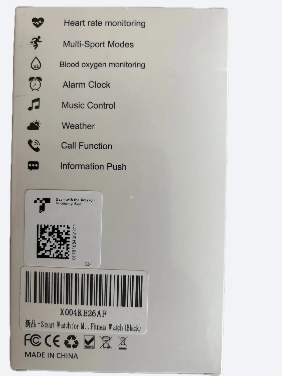 New Smart Watch with Heart Rate & Blood Oxygen Monitoring image indicator(2)