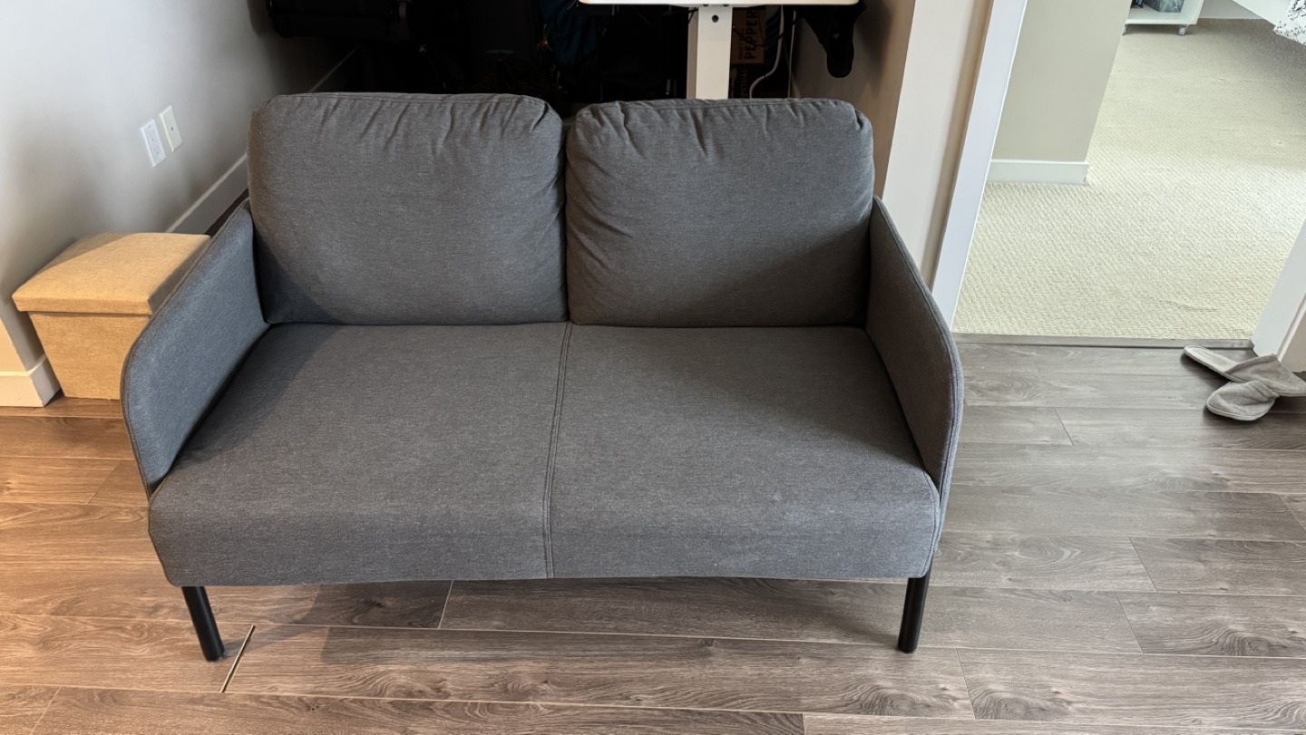 IKEA GLOSTAD Loveseat - Dark Grey - photo 2