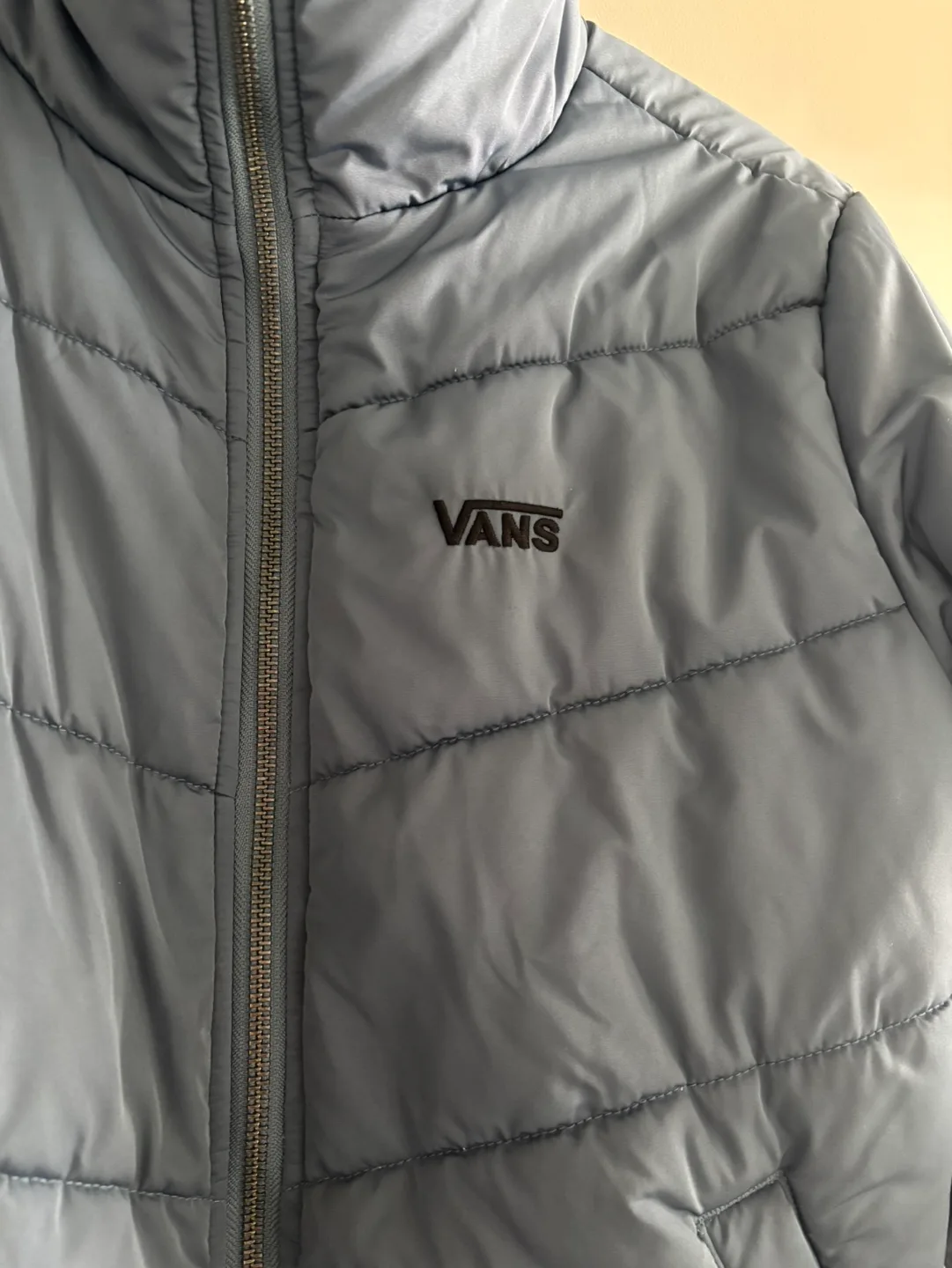 Vans Women’s Puffer Jacket - Blue - Size Small image indicator(3)