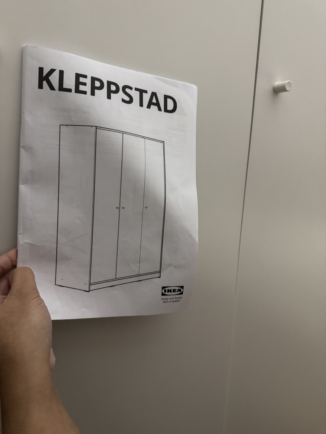 IKEA KLEPPSTAD Wardrobe - White - photo 4