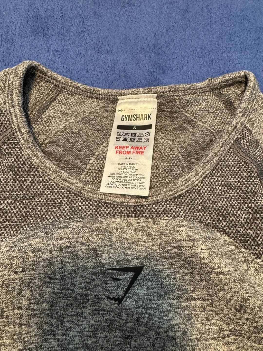 Gymshark Seamless Long Sleeve Crop Top - Size Small image indicator(2)