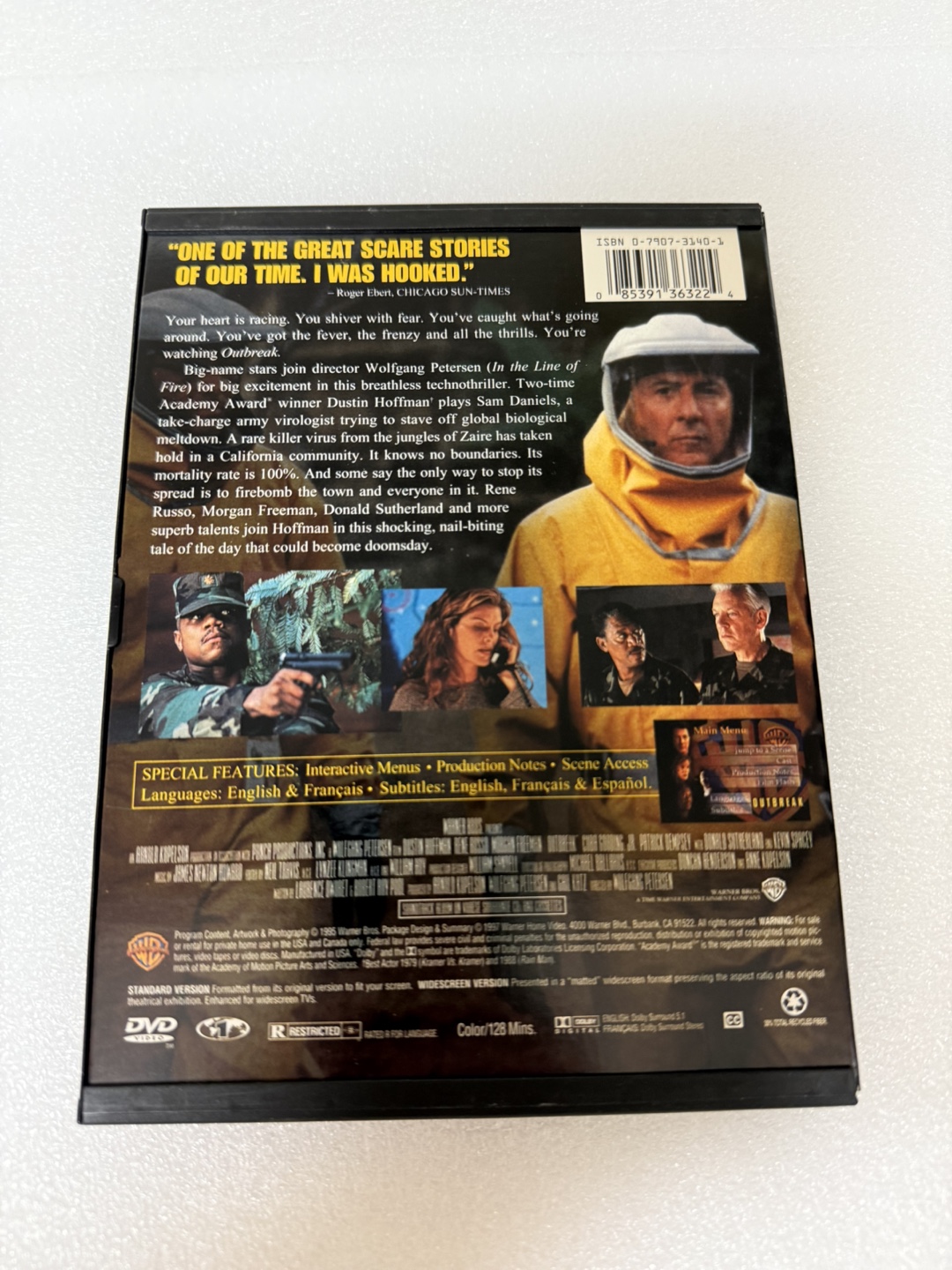 Outbreak DVD Movie - photo 2