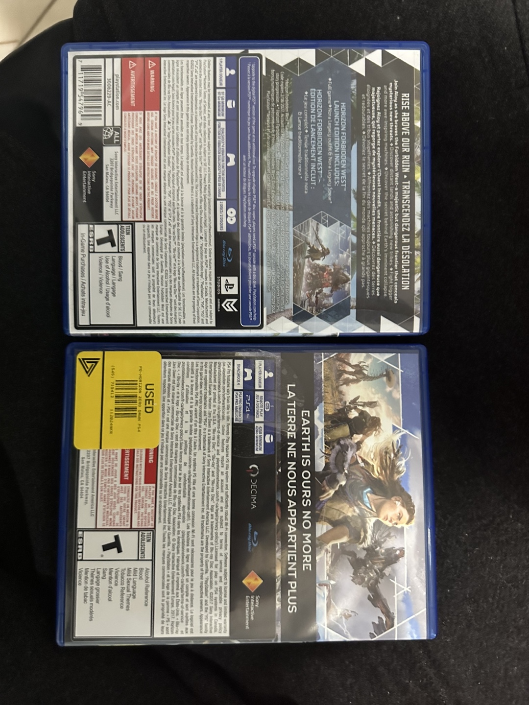 Horizon Zero Dawn & ForbiddenWest PS4 Games - photo 3
