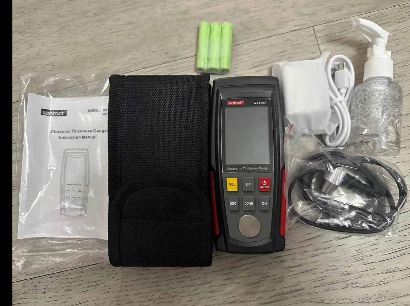 Digital Ultrasonic Thickness Gauge Tester Meter image indicator(5)