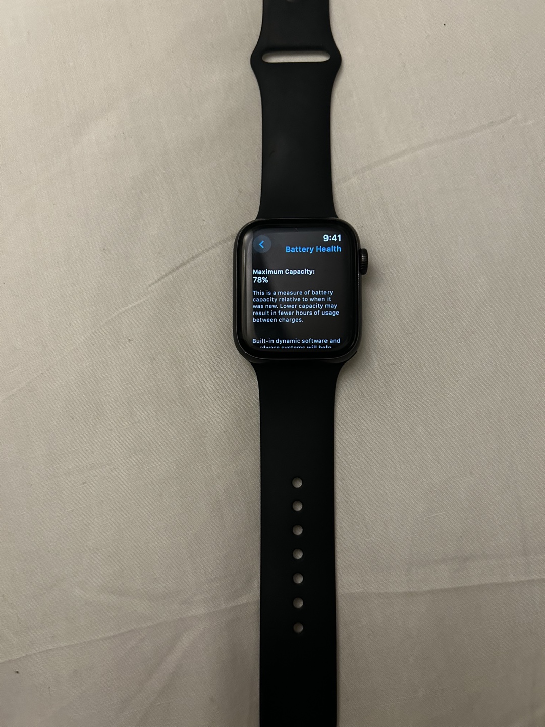 Apple Watch Series 6-  Original Black Sport Band - photo 2