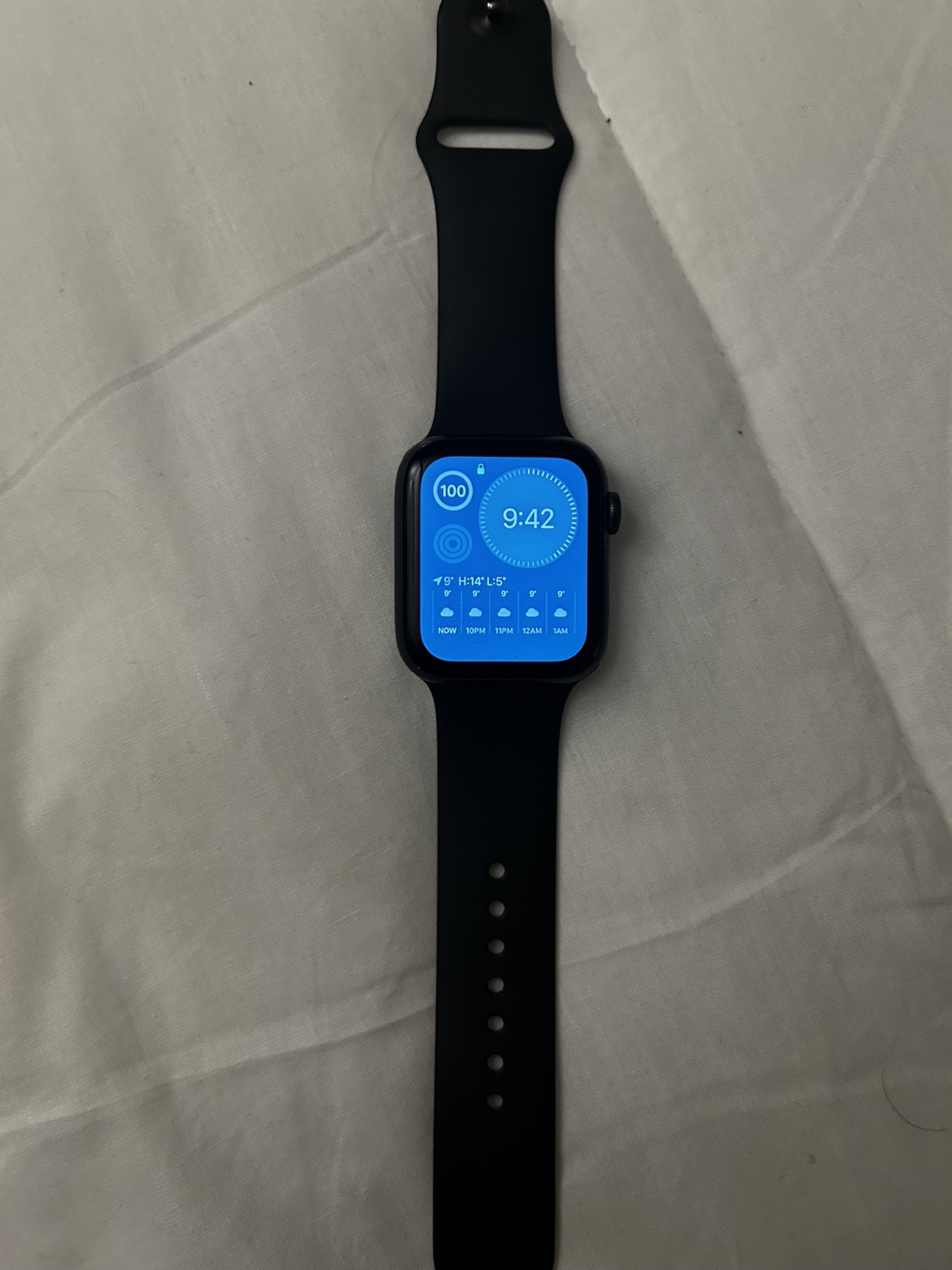 Apple Watch Series 6-  Original Black Sport Band