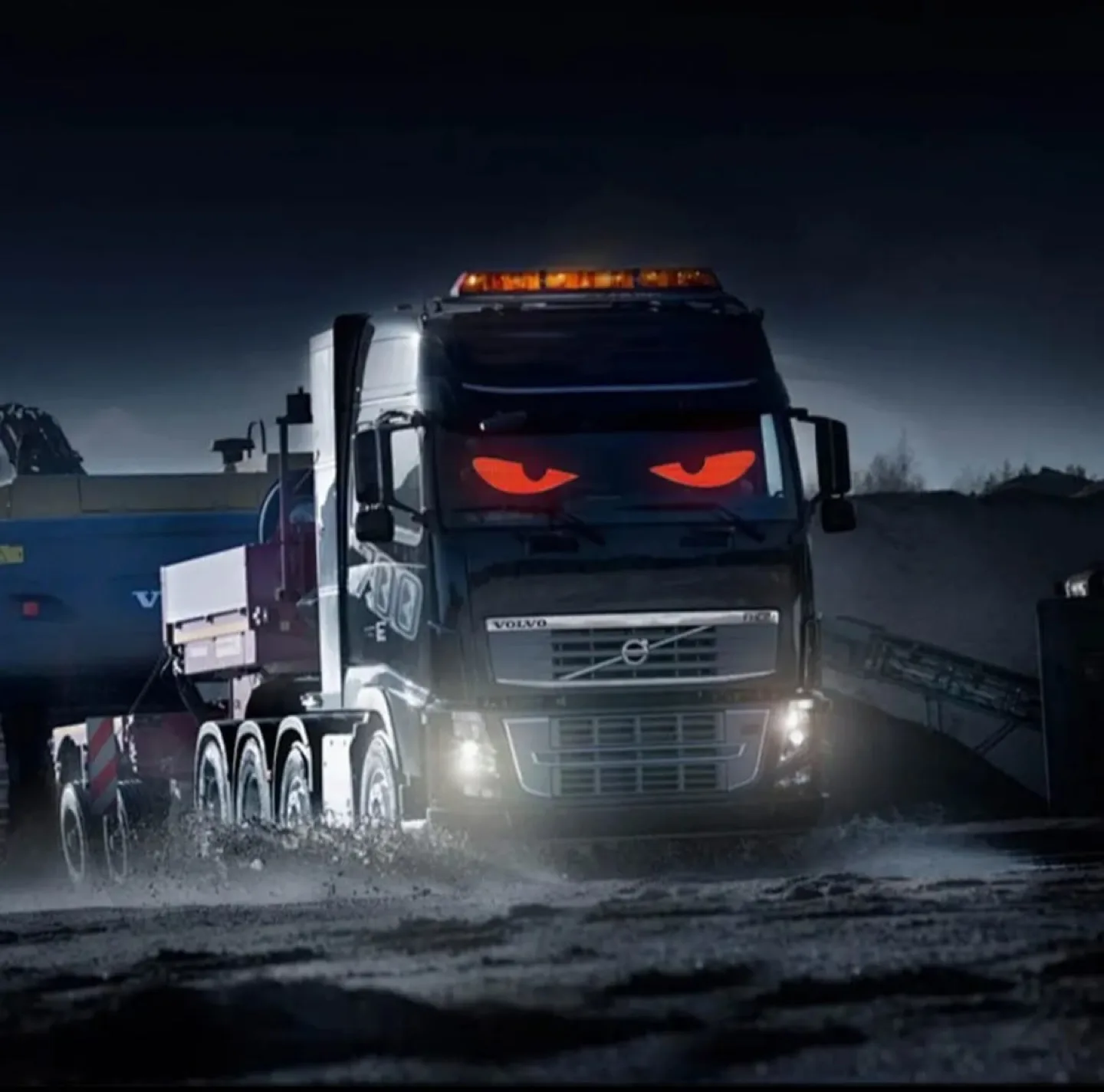 Devil Eyes Flexible LED screen image indicator(4)