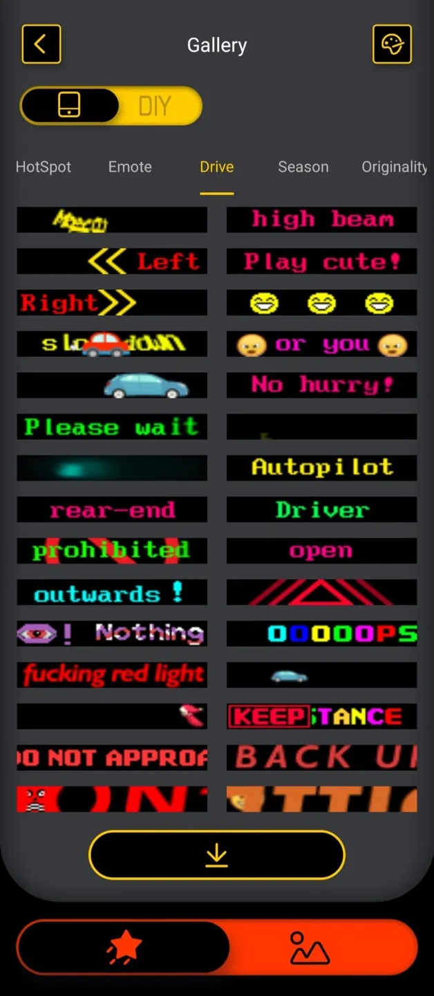 Devil Eyes Flexible LED screen image indicator(7)