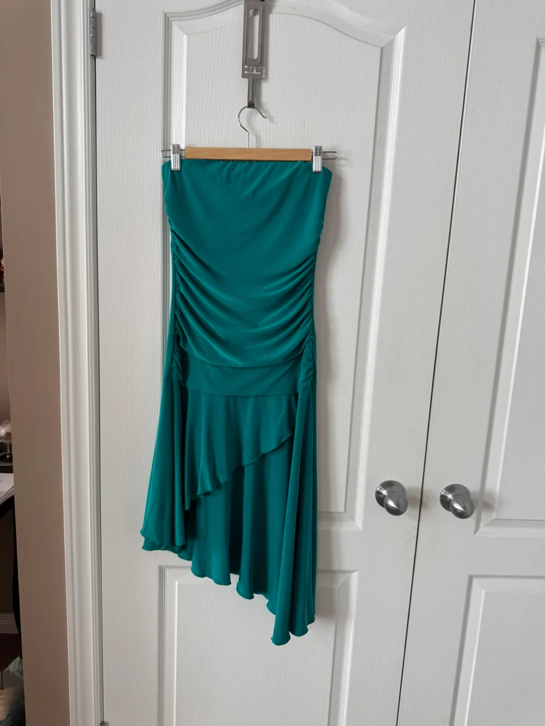 Guess Collection Teal Strapless Mini Dress image indicator(2)