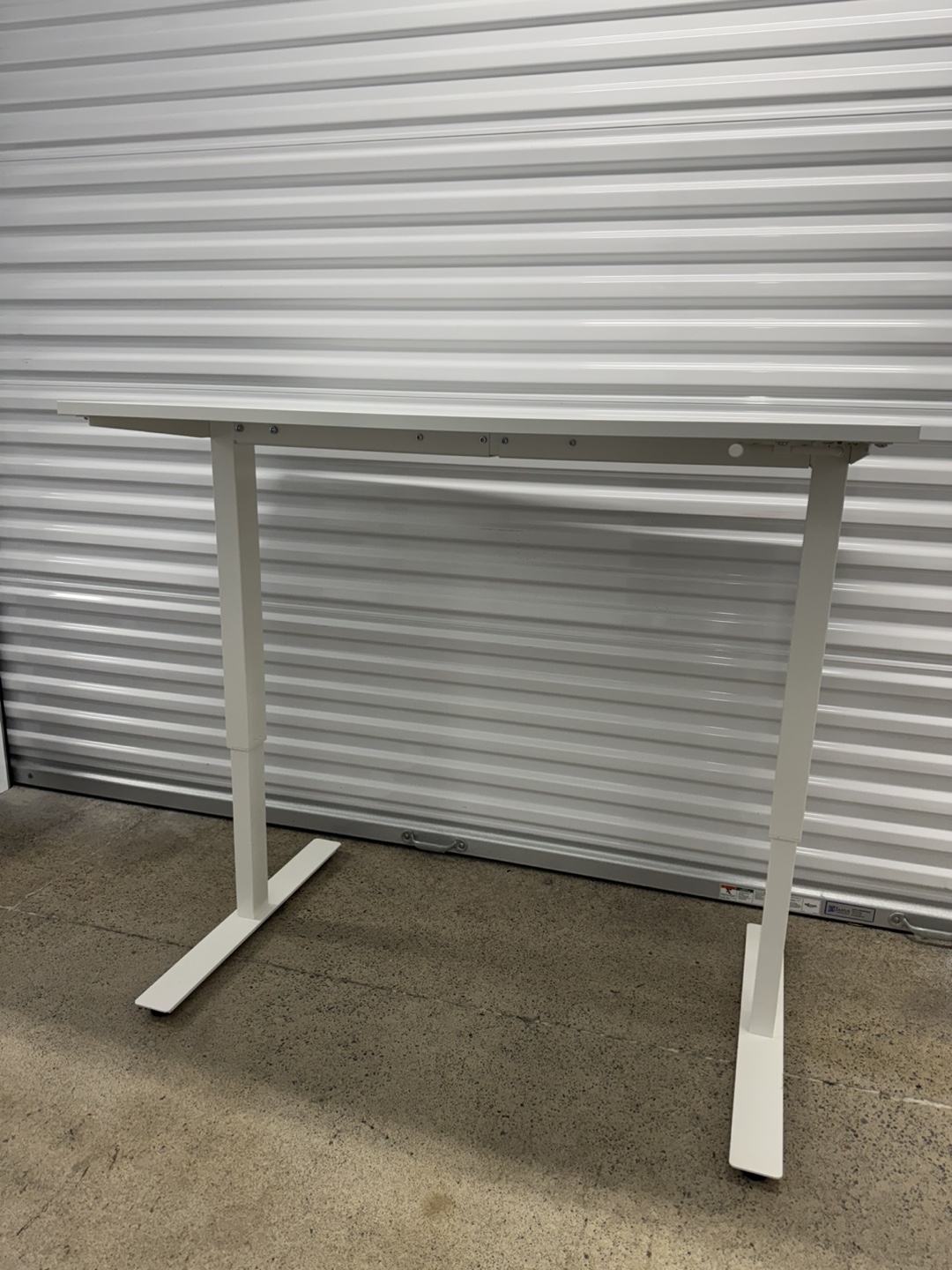 White Manually adjustable Standing Desk - photo 3