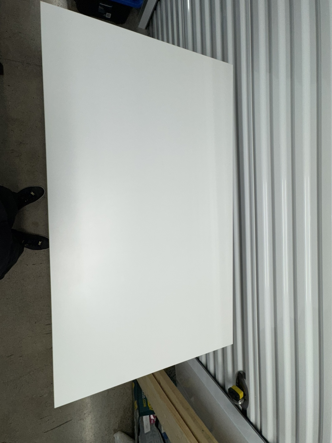 White Manually adjustable Standing Desk - photo 5