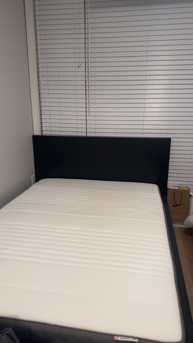 IKEA MALM Full Bed Frame + 2 Drawers - Dark Brown - photo 3