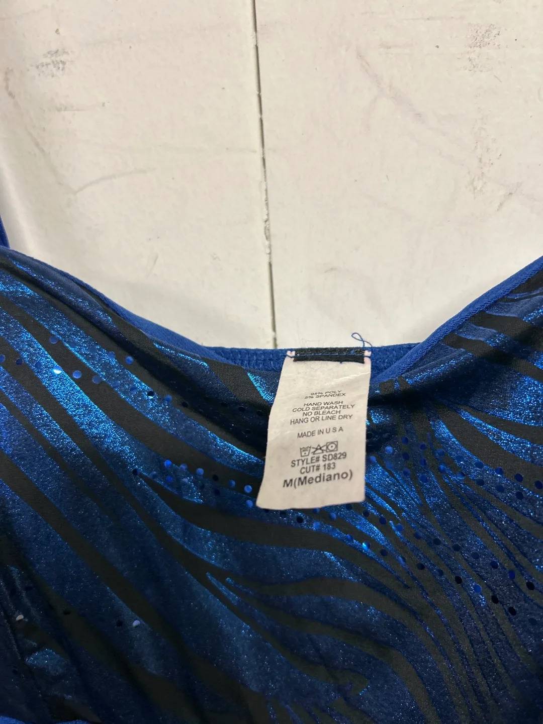 Blue and Black Dance Dress image indicator(4)