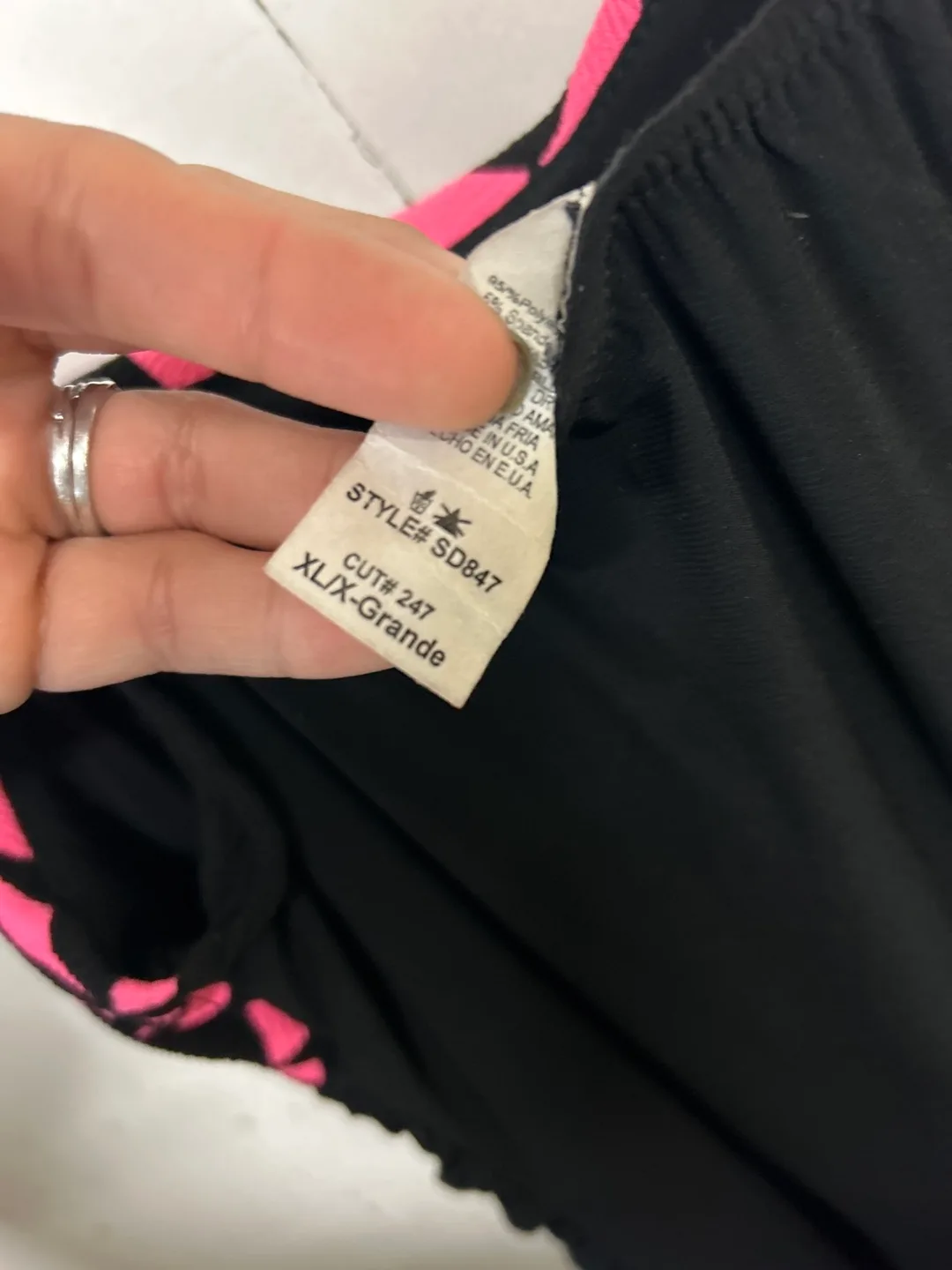 Hot Pink and Black Dress image indicator(4)