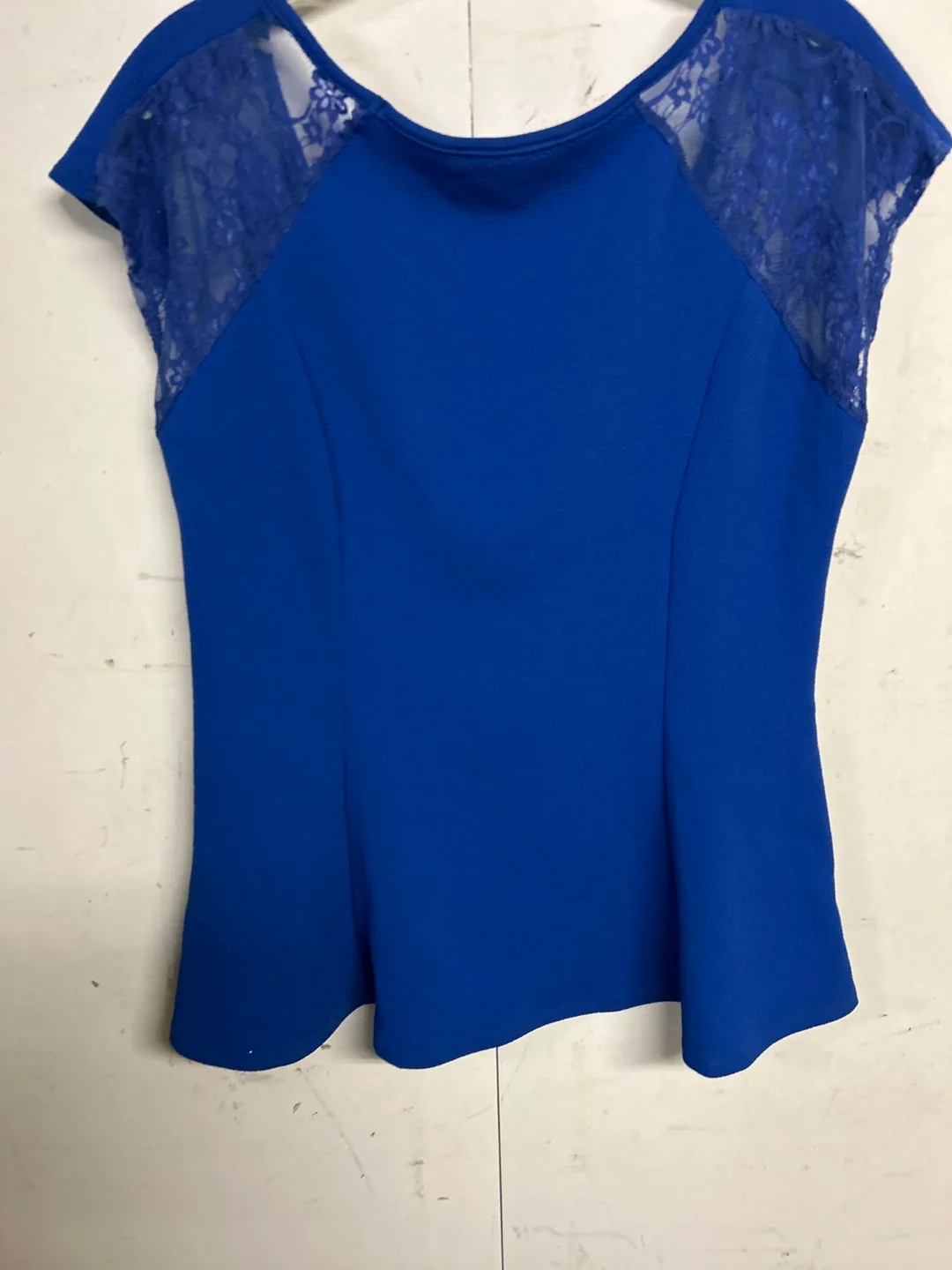 Gorgeous Royal Blue Lace Top image indicator(2)