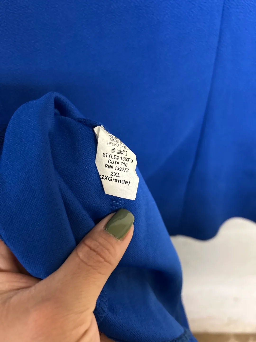 Gorgeous Royal Blue Lace Top image indicator(3)