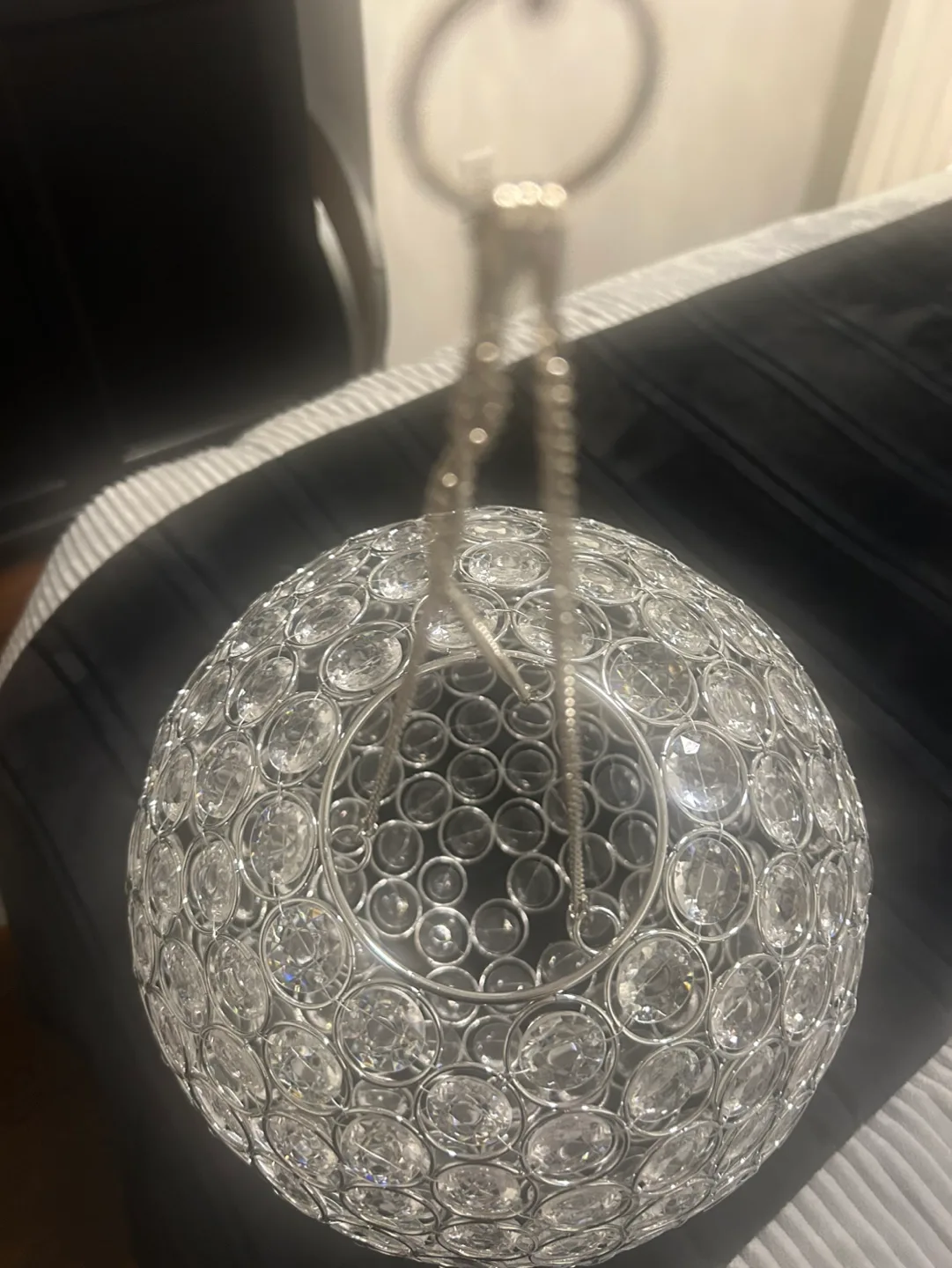 Crystal Ball Hanging Candle Holder image indicator(3)