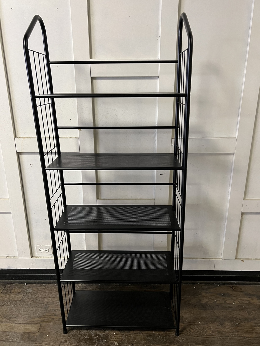 Black Metal 5-Tier Shelf - photo 2