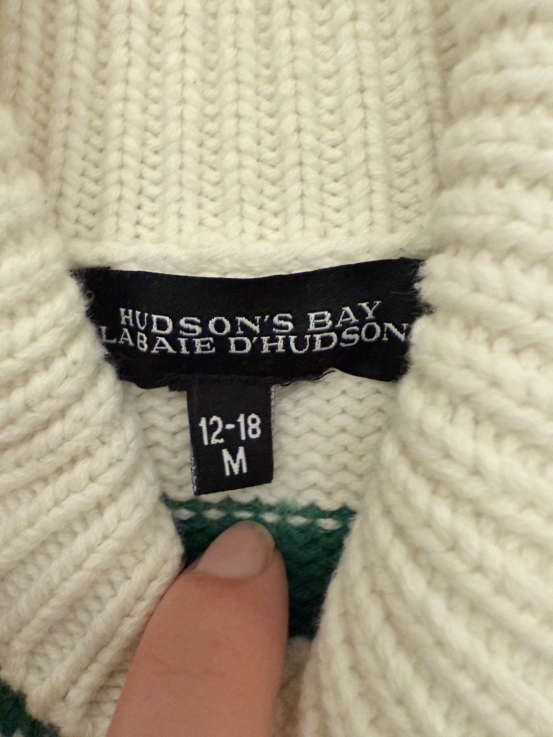 Hudson's Bay Baby Cardigan - Size 12-18 Months - photo 2