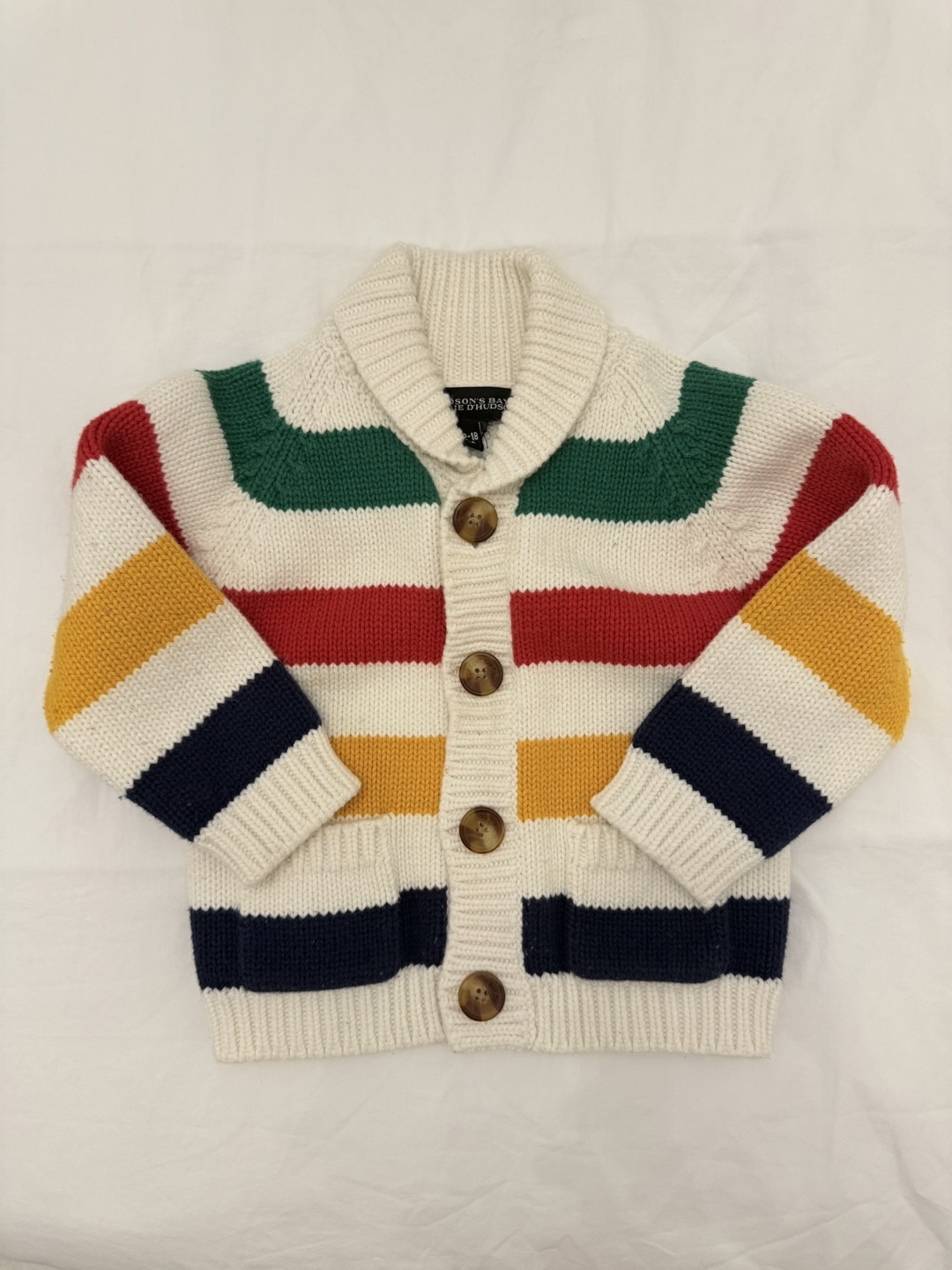 Hudson's Bay Baby Cardigan - Size 12-18 Months