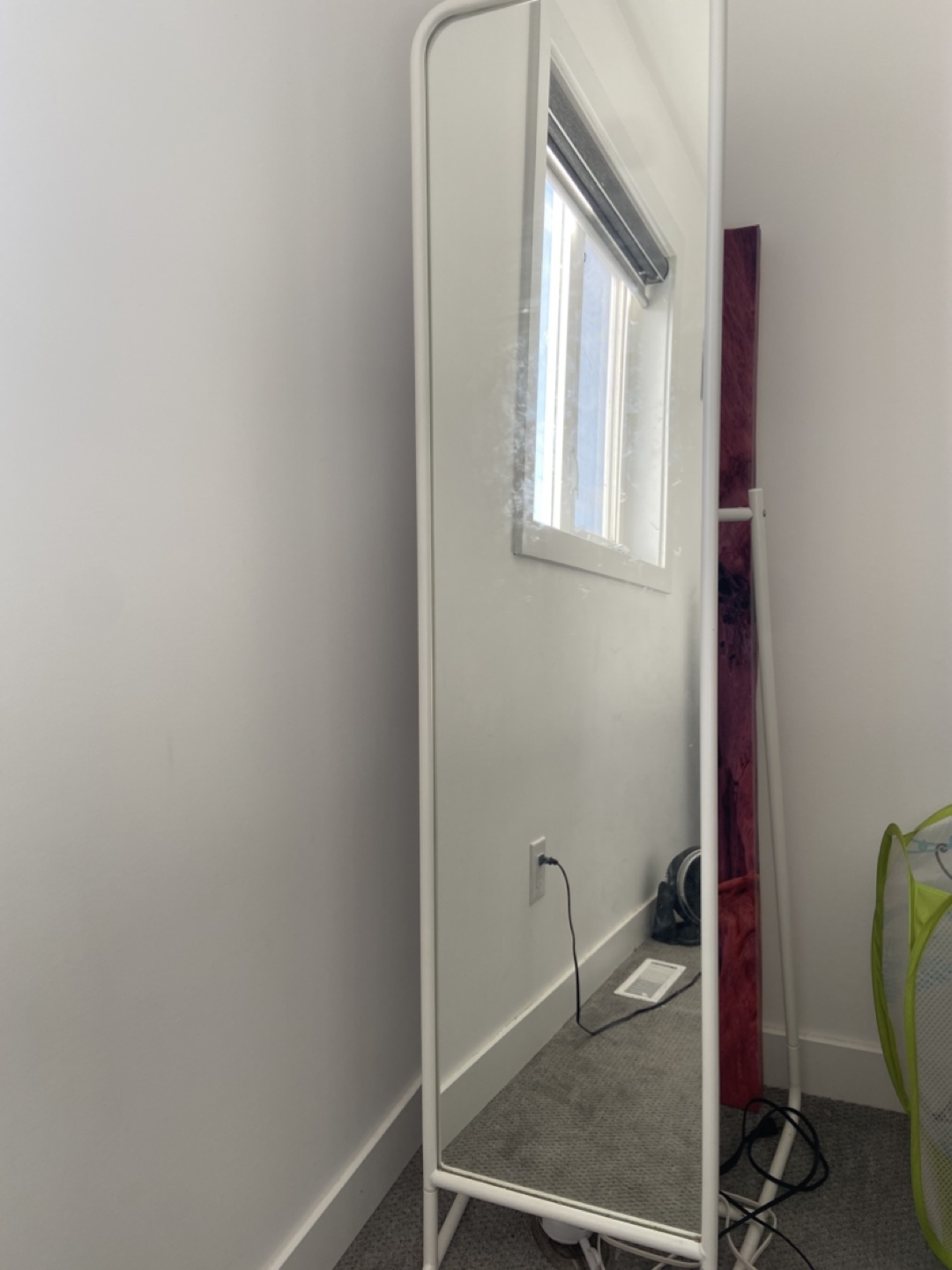 IKEA KNAPPER Full-Length Standing Mirror - White - photo 3