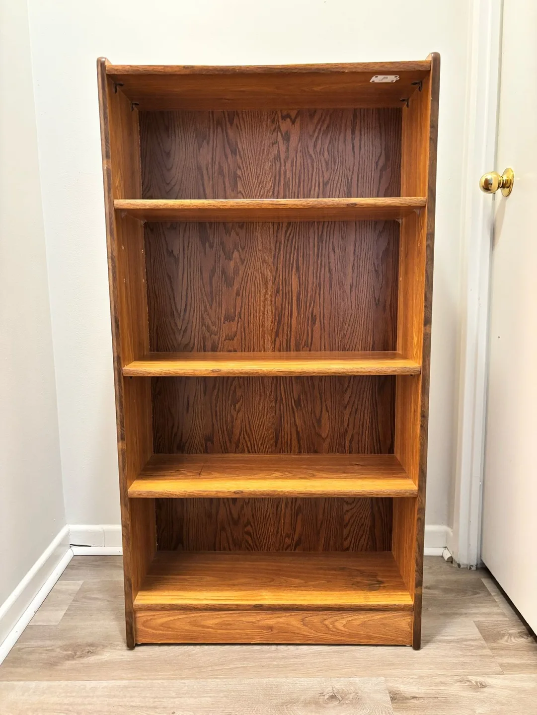 Two Bookcases - One Brown, One Black image indicator(3)