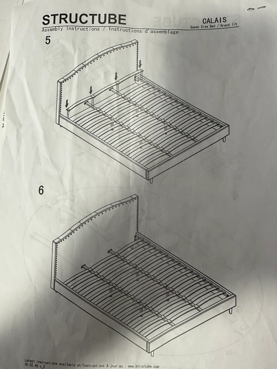 Structube Calais Queen Bed Frame image indicator(5)