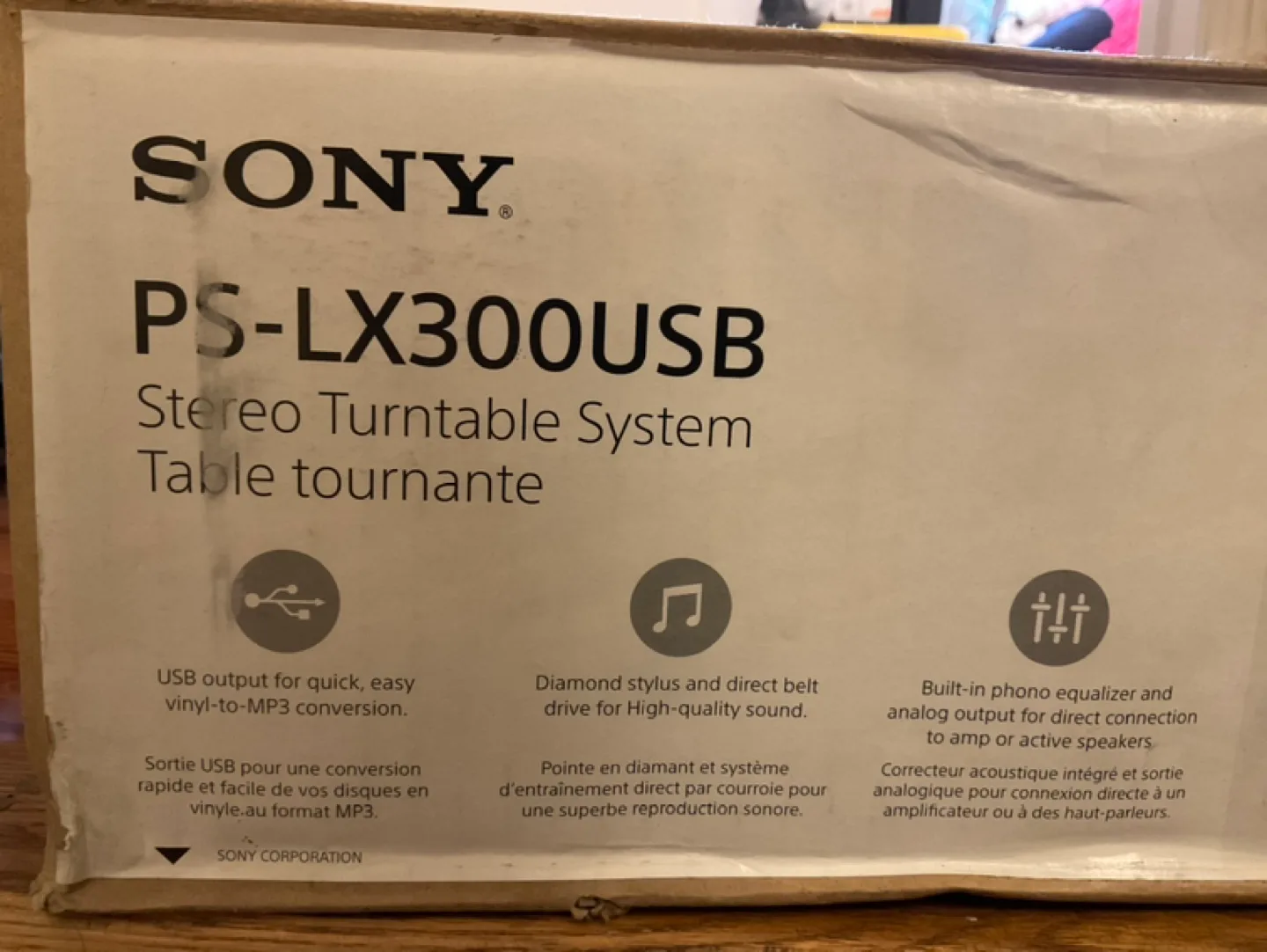 Sony Stereo Turntable System - New in Box NO CARTILAGE/NEEDLE💚 image indicator(3)