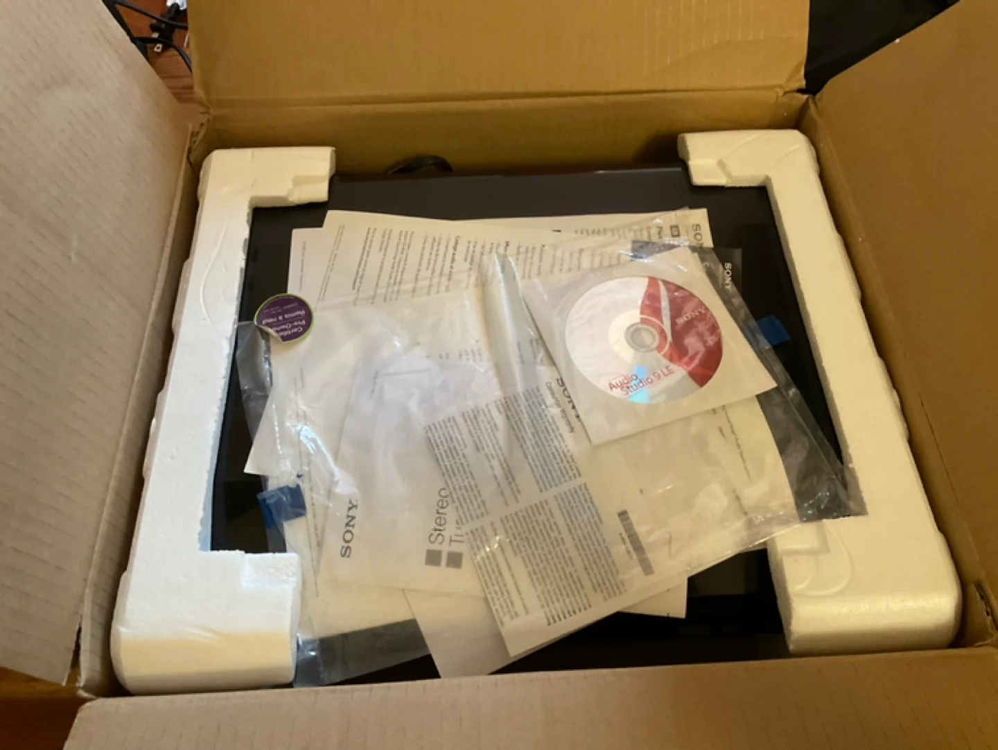 Sony Stereo Turntable System - New in Box NO CARTILAGE/NEEDLE💚 image indicator(4)