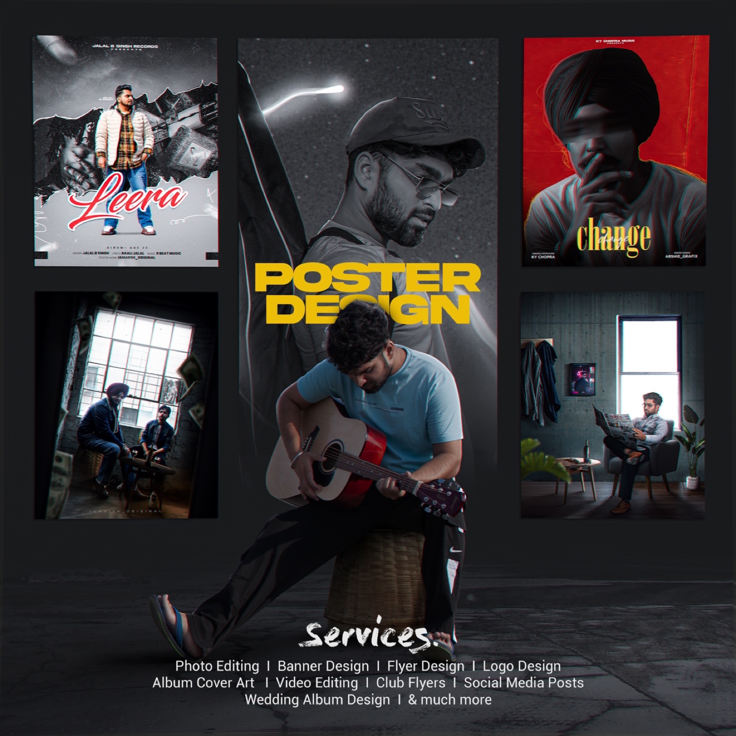 Services for Music Album Posters